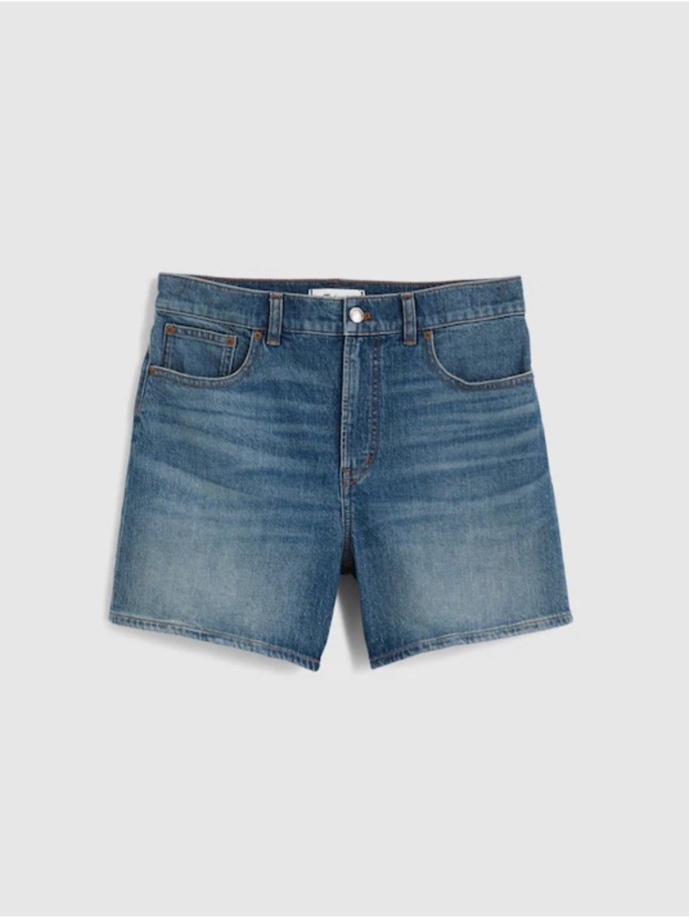 Madewell Washed Blue Denim Cutoff Shorts